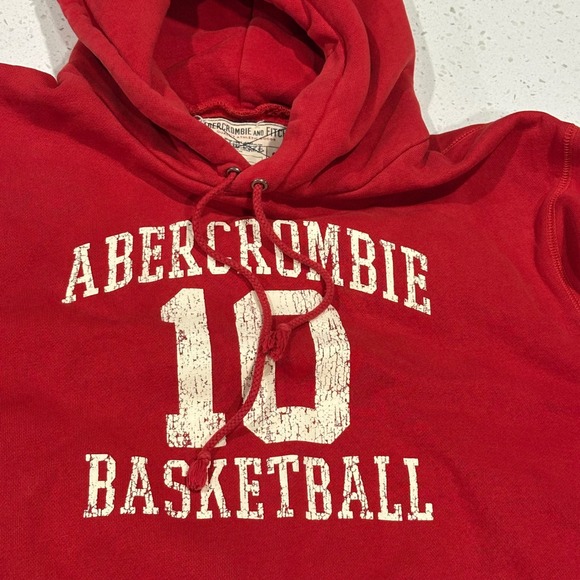 Abercrombie & Fitch Other - VTG Y2K Abercrombie & Fitch Mens Red  Hoodie Sweatshirt XL